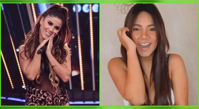 Yahaira Plasencia y su excuñada Olenka Mejía.