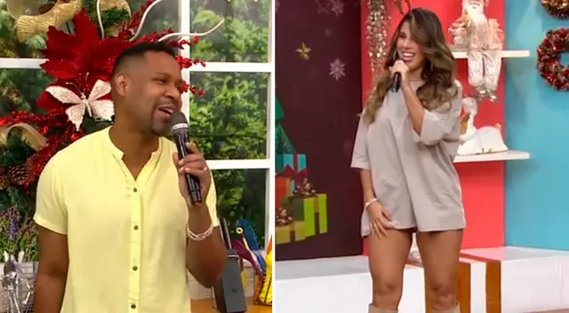 Edson Dávila se burlo de Yahaira Plasencia por su vestimenta.