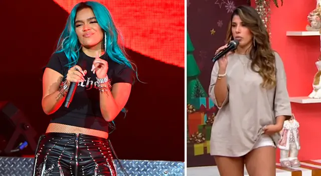 Yahaira Plasencia emocionada porque Karol G la sigue. Yahaira Plasencia emocionada porque Karol G la sigue.