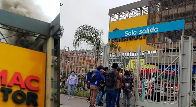 Sodimac registró intensa humareda dentro de sus instalaciones y comensales pensaron que era un incendio. Sodimac registró intensa humareda dentro de sus instalaciones y comensales pensaron que era un incendio.