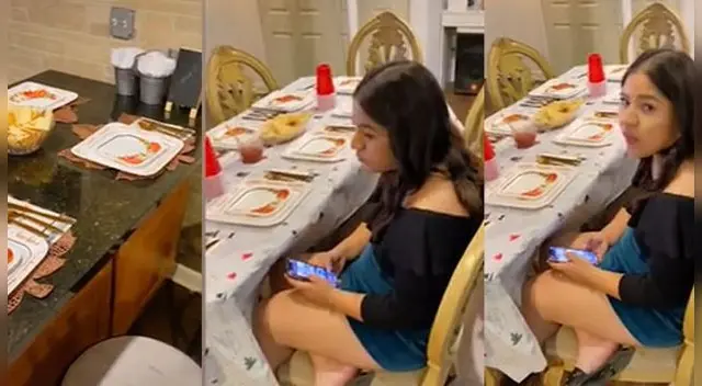 La escena ha generado todo tipo de reacciones en las redes sociales. La escena ha generado todo tipo de reacciones en las redes sociales.