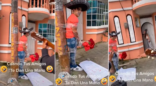 El divertido video causó furor en TikTok. El divertido video causó furor en TikTok.
