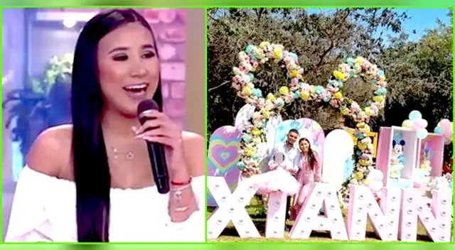 Samahara Lobatón afirma que si gastó por el cumpleaños de su hija.