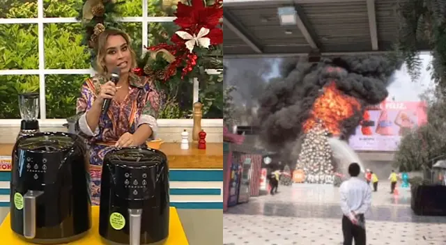 Ethel Pozo aseguró que el ver que el árbol navideño del Jockey Plaza ardiendo la dejó muy afligida, y que ahora tomaba medidas para no sufrir un incendio. Ethel Pozo aseguró que el ver que el árbol navideño del Jockey Plaza ardiendo la dejó muy afligida, y que ahora tomaba medidas para no sufrir un incendio.