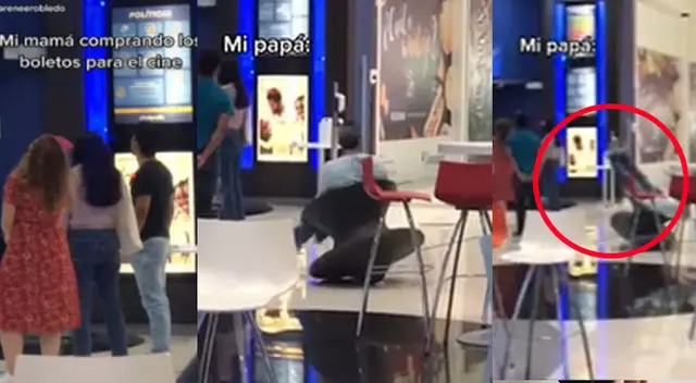 La singular escena ha causado sensación en las redes.