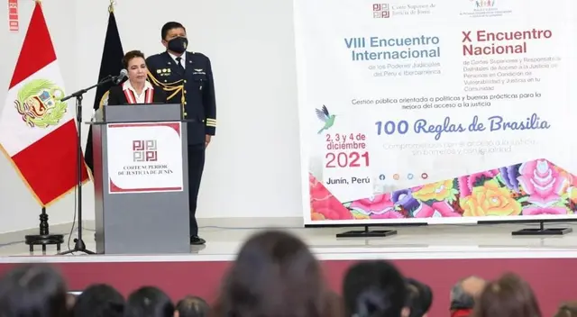 Presidenta del Poder Judicial Elvia Barrios participó en un encuentro nacional en Junín Presidenta del Poder Judicial Elvia Barrios participó en un encuentro nacional en Junín