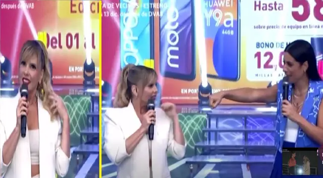 El gesto de Johanna San Miguel no pasó desapercibido por María Pía Copello y le reclamó.