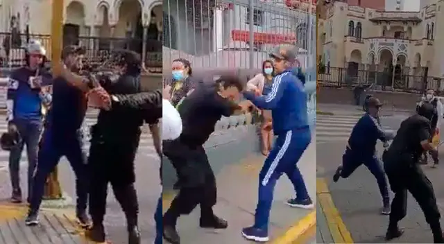 Ciudadano extranjero insulta y agrede a policía.