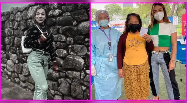 Dayanita feliz de la primera dosis a su mamita contra el coronavirus. Dayanita feliz de la primera dosis a su mamita contra el coronavirus.