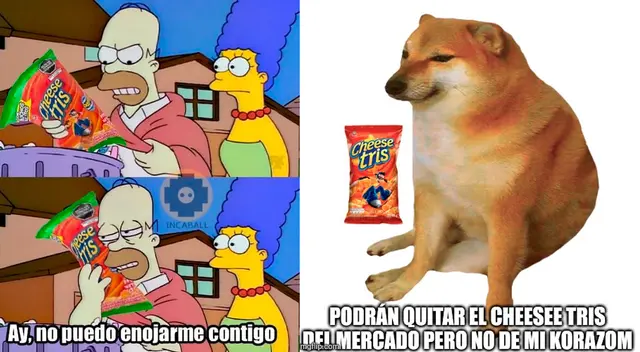 Los usuarios se despidieron de Cheese Tris con memes. Los usuarios se despidieron de Cheese Tris con memes.