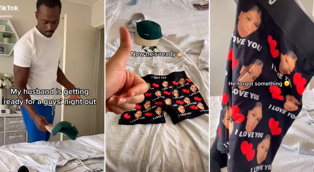 La joven sorprendió a su esposo con un inesperado regalo. La joven sorprendió a su esposo con un inesperado regalo.