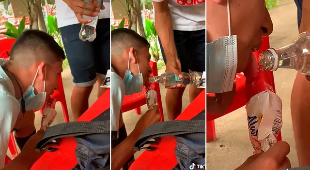 El joven pidió la ayuda de sus amigos. El joven pidió la ayuda de sus amigos.