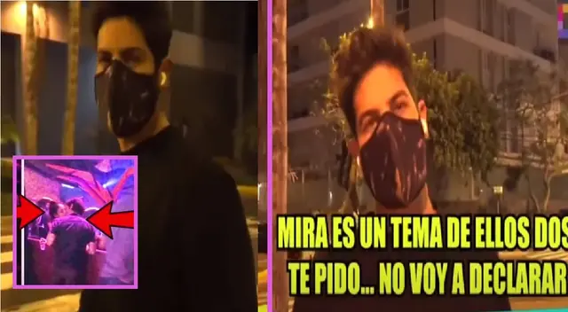 Andrés Wiese, así fue su reacción tras ser consultado por Andrea Luna y Pietro Sibille.