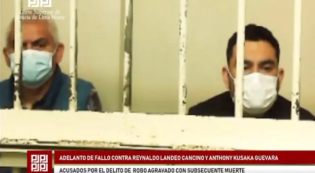 Condenan a cadena perpetua contra Reynaldo Enrique Landeo Casino y Anthony Kusaka Guevara por matar a un joven en Comas Condenan a cadena perpetua contra Reynaldo Enrique Landeo Casino y Anthony Kusaka Guevara por matar a un joven en Comas