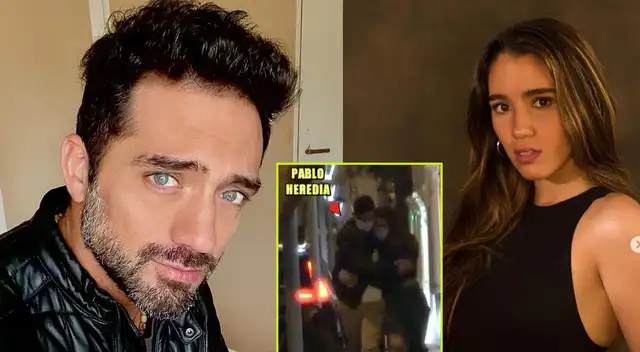 Pablo Heredia fue captado cariñoso Daniela Arroyo.
