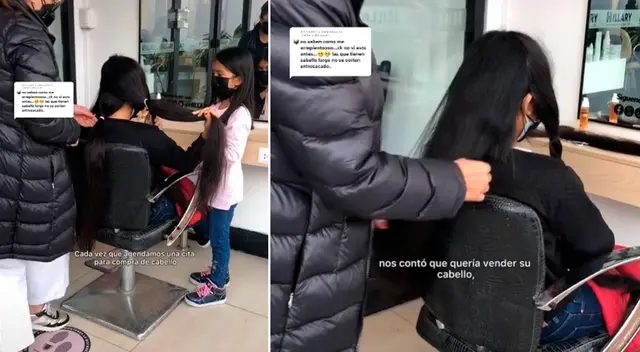 La pequeña quiso sorprender a su madre en Navidad. La pequeña quiso sorprender a su madre en Navidad.