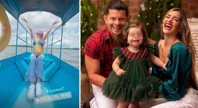 Korina Rivadeneira viajó a Pucallpa junto a su mejor amigo.