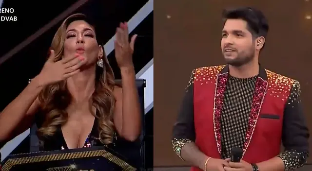 Tilsa Lozano coquetea con Jair Mendoza. Tilsa Lozano coquetea con Jair Mendoza.