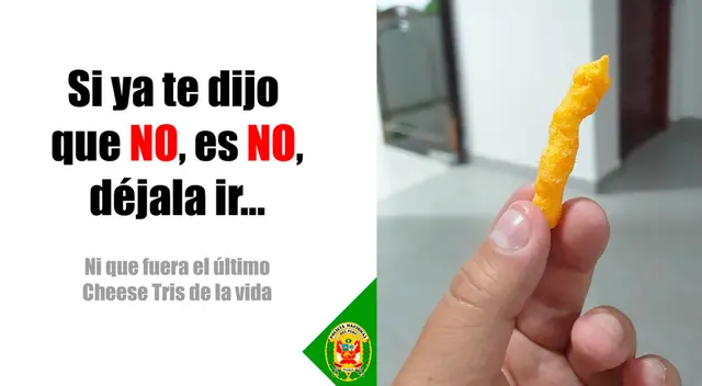 Déjala ir o déjalo ir es lo mejor, ni que fuera la última mujer u hombre de tu vida, es el mensaje de la Policía.