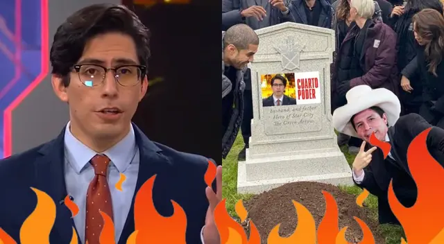 Sebastián Salazar presentó la presunta primicia de Cuarto Poder anoche y el resultado hizo que los cibernautas le den con palo en Twitter.