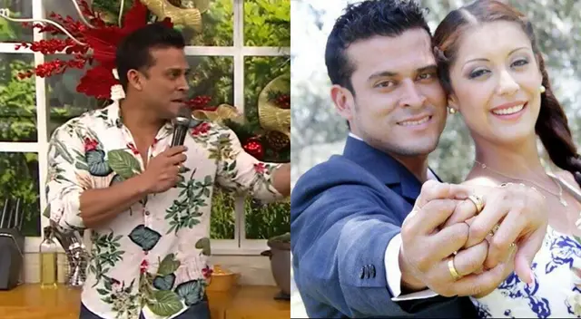 Christian Domínguez aseguró que su contrato de esponsales con Karla Tarazona se dio debido a que su divorcio no salió a tiempo, no para bromear. Christian Domínguez aseguró que su contrato de esponsales con Karla Tarazona se dio debido a que su divorcio no salió a tiempo, no para bromear.