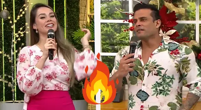 Jossmery Toledo recordó las infidelidades de Christian Domínguez EN VIVO y se burló con sarcástico comentario en América Hoy.