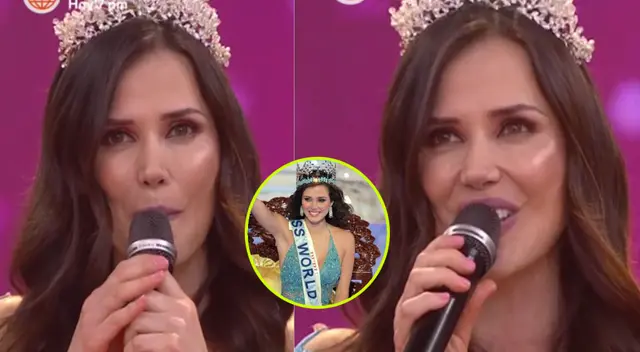 Maju Mantilla se emociona tras recordar 17 años de su coronación. Maju Mantilla se emociona tras recordar 17 años de su coronación.