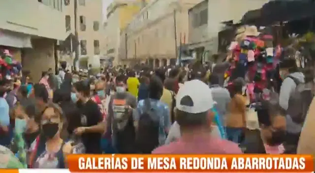 Aglomeración en Mesa Redonda a pocos días de celebrarse Navidad