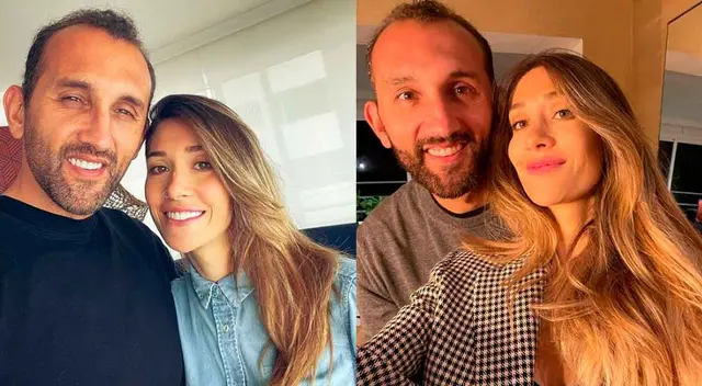 Hernán Barcos y Giuli Cunha siguen dando muestras de apoyo a las personas. Hernán Barcos y Giuli Cunha siguen dando muestras de apoyo a las personas.