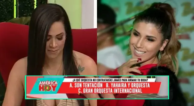 Melissa Klug fue cuestionada EN VIVO sobre qué orquesta contrataria en su boda, y mencionaron a Yahaira Plasencia. ¿Qué dijo ella? Melissa Klug fue cuestionada EN VIVO sobre qué orquesta contrataria en su boda, y mencionaron a Yahaira Plasencia. ¿Qué dijo ella?