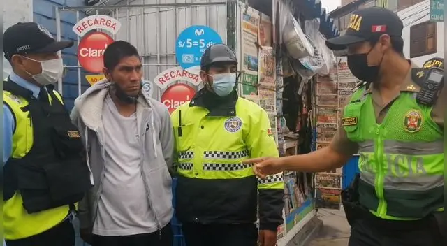 Sujeto fue puesto a disposición de la comisaría de la zona Sujeto fue puesto a disposición de la comisaría de la zona