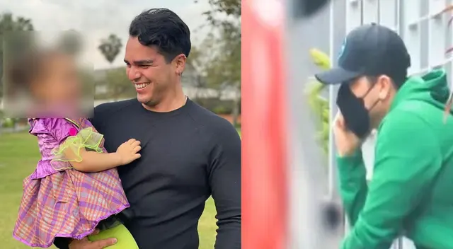 Juan Víctor se quiebra porque no puede ver a su niña por culpa de Andrea San Martín.