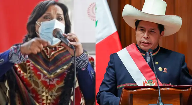 Dina Boluarte: "Si al presidente lo vacan, yo me voy con el presidente"
