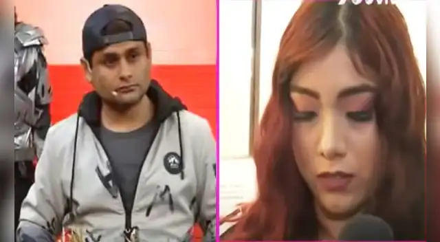 'Robotín' y 'Robotina' se ven las caras en Magaly TV, la firme. Foto: captura de ATV 'Robotín' y 'Robotina' se ven las caras en Magaly TV, la firme. Foto: captura de ATV