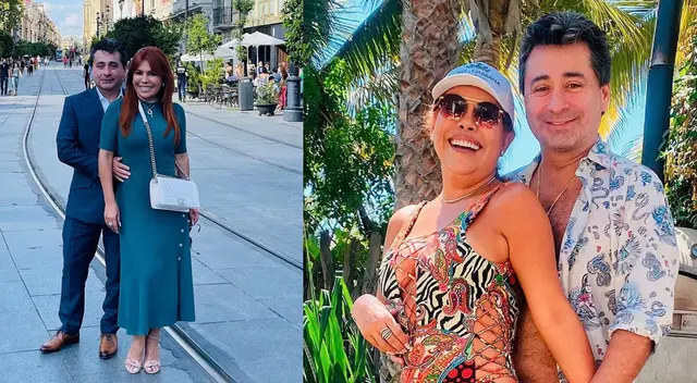 Magaly Medina y Alfredo Zambrano firmes en su amor. Magaly Medina y Alfredo Zambrano firmes en su amor.