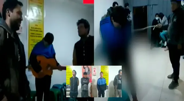 Ronderos obligaron a los malhechores a tocar los instrumentos que habían robado