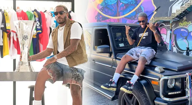 Jefferson Farfán la pasa de lo lindo en Miami. Jefferson Farfán la pasa de lo lindo en Miami.