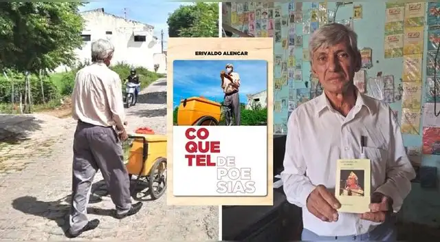 Vendedor de helados publicó libro con 90 poemas y su historia se vuelve viral en redes sociales.