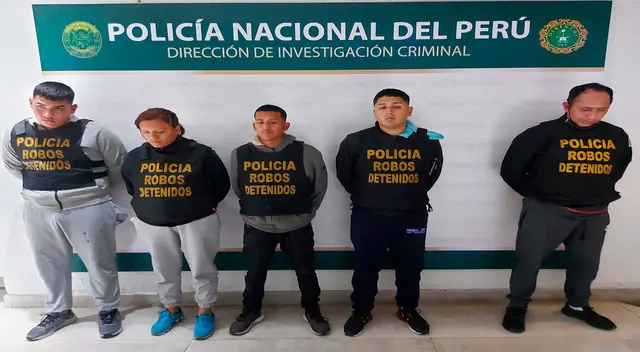 Los detenidos fueron trasladados a la sede de Dirincri