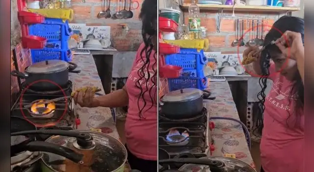 El usuario @alvarogonzales8 quedó sorprendido al igual que algunos usuarios que comentaron. Otros simplemente demostraron que era una 'técnica' que también usaban. Foto: captura de TikTok