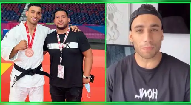Said Palao gana medalla de bronce en campeonato de judo adulto.