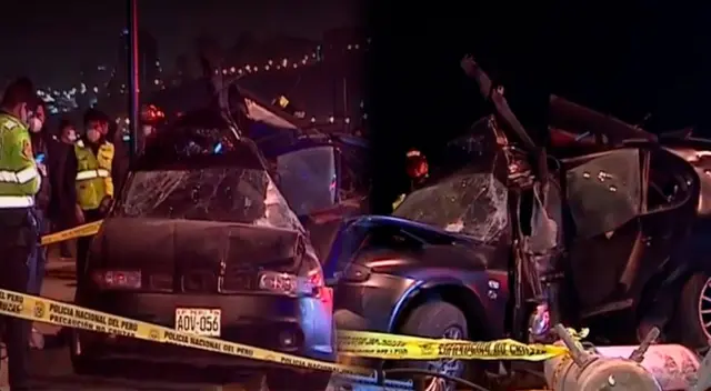 El auto chocó contra un poste e hizo que el conductor perdiera la vida automáticamente El auto chocó contra un poste e hizo que el conductor perdiera la vida automáticamente