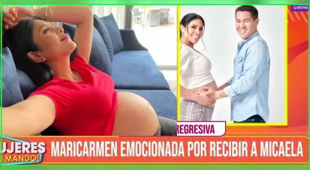 Maricarmen Marín entra en labor de parto junto a Sebastian Martin.