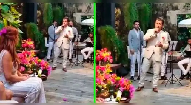 Magaly pasó romántica velada al lado de su esposo Alfredo Zambrano.