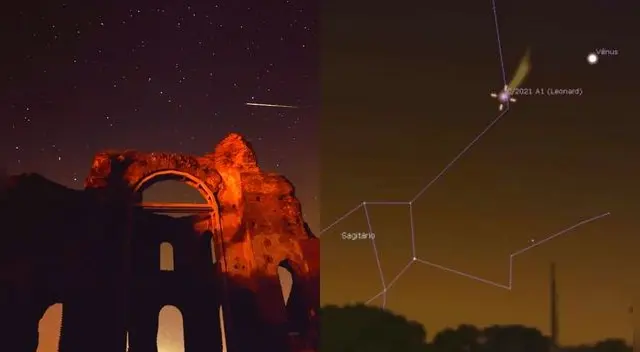 Falta solo horas para la aparición del Cometa Leonard.