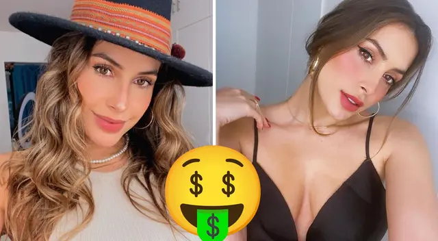 Milett Figueroa pone en venta sus saludos por internet. Milett Figueroa pone en venta sus saludos por internet.