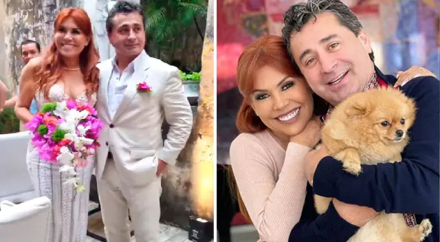 Magaly Medina y Alfredo Zambrano renovaron sus votos en Colombia.