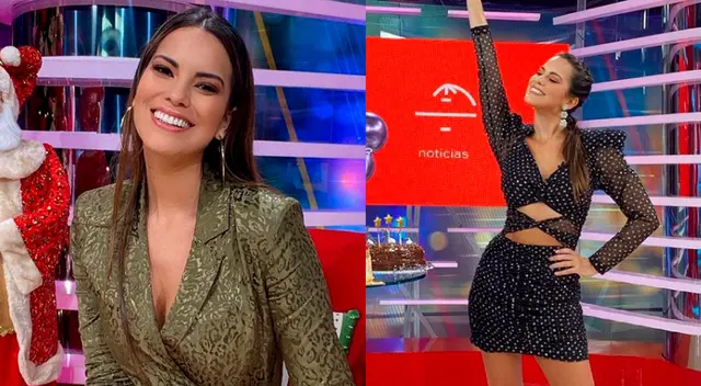 La modelo Valeria Piazza recibió el premio a 'Conductora revelación de espectáculos 2021'.