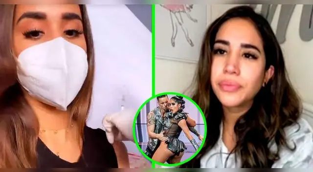 Melissa Paredes se acercó a un centro de vacunación para completar su dosis. Melissa Paredes se acercó a un centro de vacunación para completar su dosis.