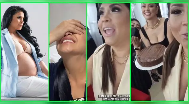 Maricarmen Marín recibe el cariño de sus amigas Katia Palma y Karen Schwar.